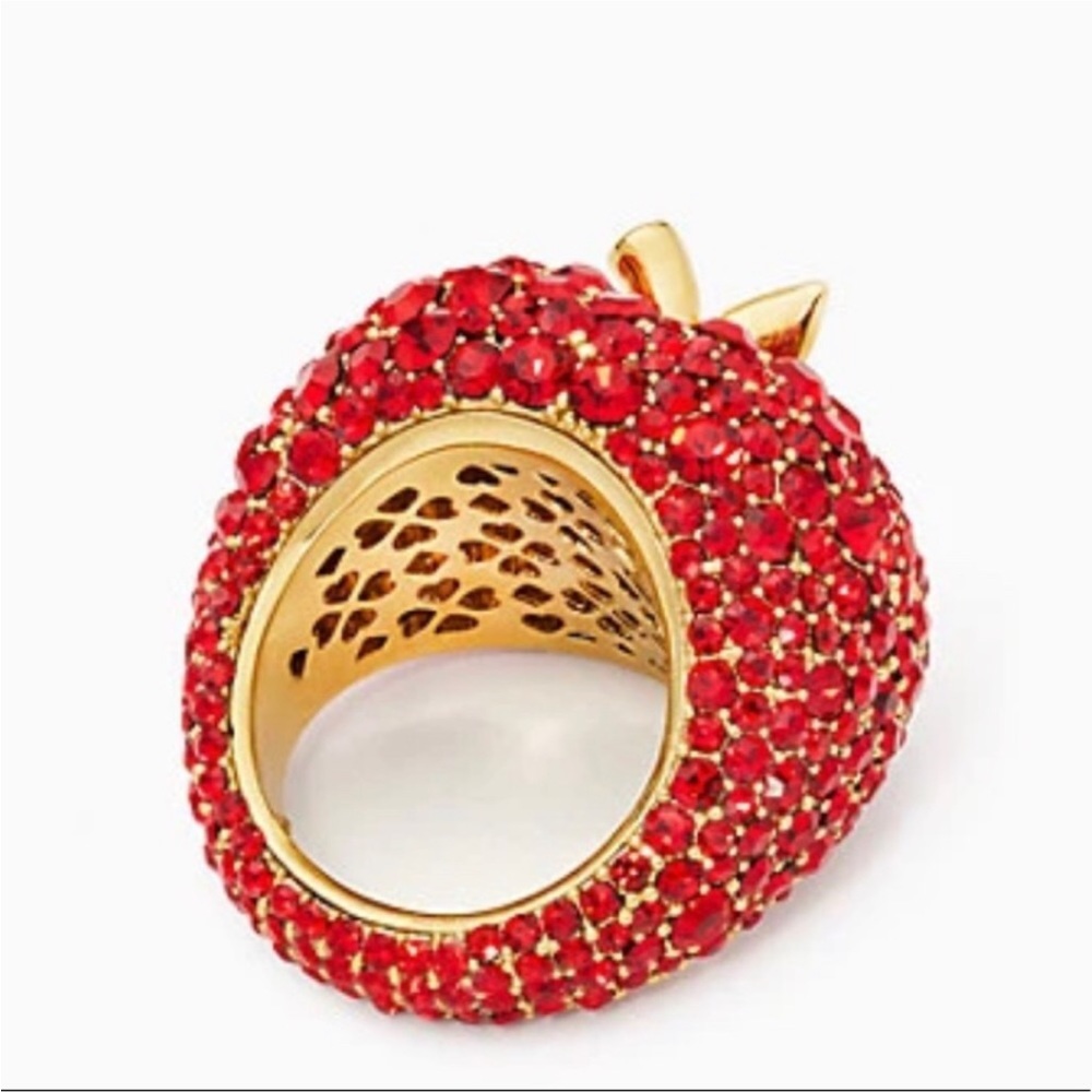 NWT KATE SPADE APPLE RING SIZE 8 - Picture 2 of 5